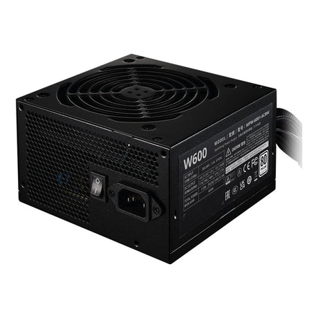 Cooler Master Elite NEX White 600W 80 PLUS ATX PSU Black Mesh Cable