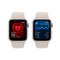 Apple Watch SE GPS - 44mm  Starlight Aluminium Case with Starlight Sport Band - M/L