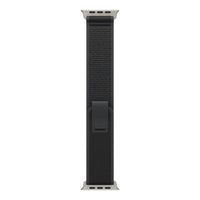 49mm Black Trail Loop - S/M - Natural Titanium Finish