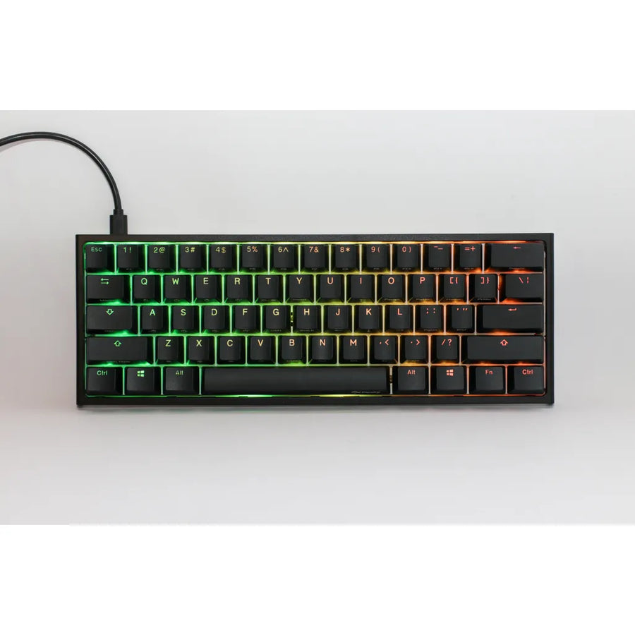 Ducky One 2 Pro 60% Mechanical Keyboard RGB PBT Cherry Black