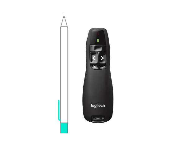 Logitech R400 Wireless Presenter with Laser Pointer