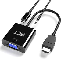 RCT HDMI to VGA Adapter with Audio Male to Female