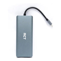RCT SD-11 12-in-1 USB-C Hub Dual HDMI VGA USB 3.0 PD 100W Ethernet