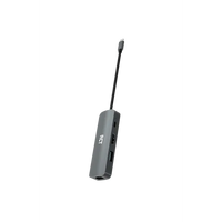 RCT SD-4 Compact 4-in-1 USB-C Hub HDMI USB 3.0 RJ45 Ethernet USB-C Power Pass-Through
