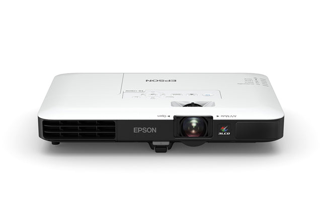 Epson 3000lm WXGA 1280x800 16:10 Lamp USB VGA HDMI WiFi WirelessLAN BagIncl White UltraPortable