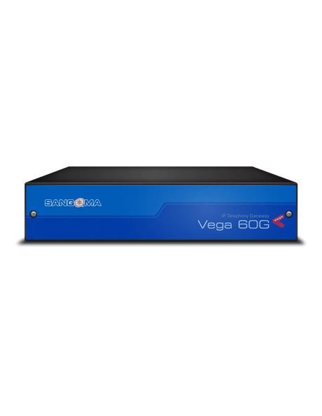 Sangoma - Vega 60, 4 Port FXS telephone port and 4 Port FXO trunk ports, VoIP Gateway.