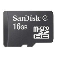 Sandisk 16GB Class 4 MicroSDHC Card