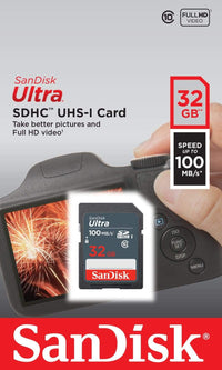 Sandisk Ultra 32GB Class 10 SDHC Card