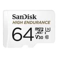 Sandisk High Endurance 64GB Class 3 MicroSDXC Card with Adapter