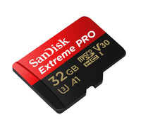 Sandisk Extreme Pro 32GB 4K Video MicroSDXC Card with Adapter