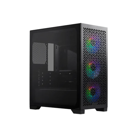 Cooler Master Elite 302 Mini Tower Micro-ATX PC Case Black with 600W Elite NEX PSU 3x ARGB Fans