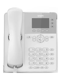 Snom D717 6-line Desktop SIP Phone in White - No PSU Included - Wide Colour TFT Display - USB