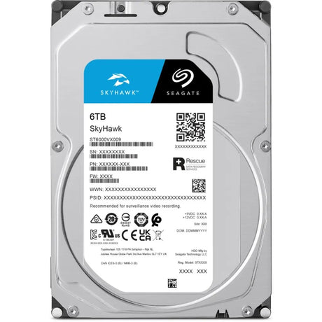 Seagate SkyHawk 6TB 3.5" Surveillance SATA HDD 256MB Cache