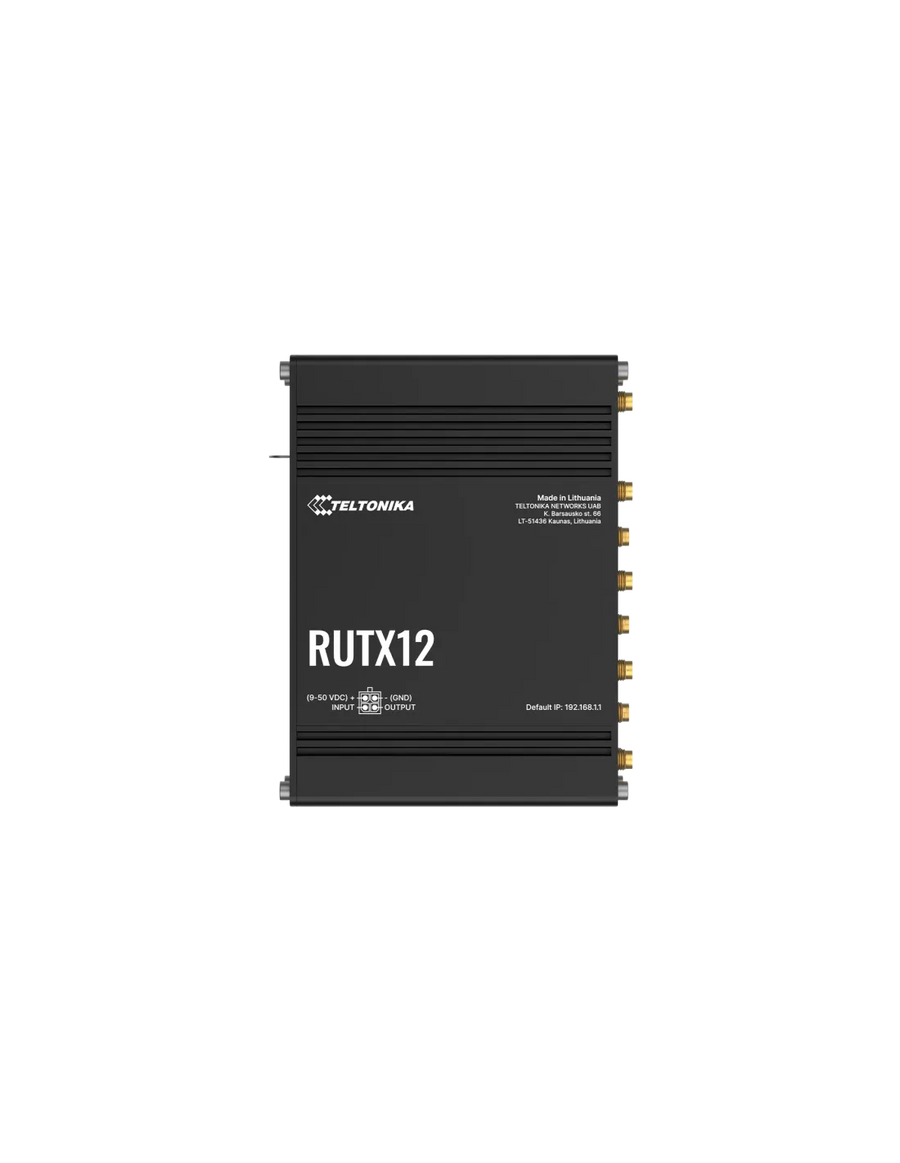 Teltonika Dual SIM Cat 6 Industrial Router | RUTX12