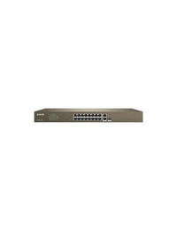 Tenda 16-Port Fast Ethernet PoE Switch 250W | TEF1218P-16-250W