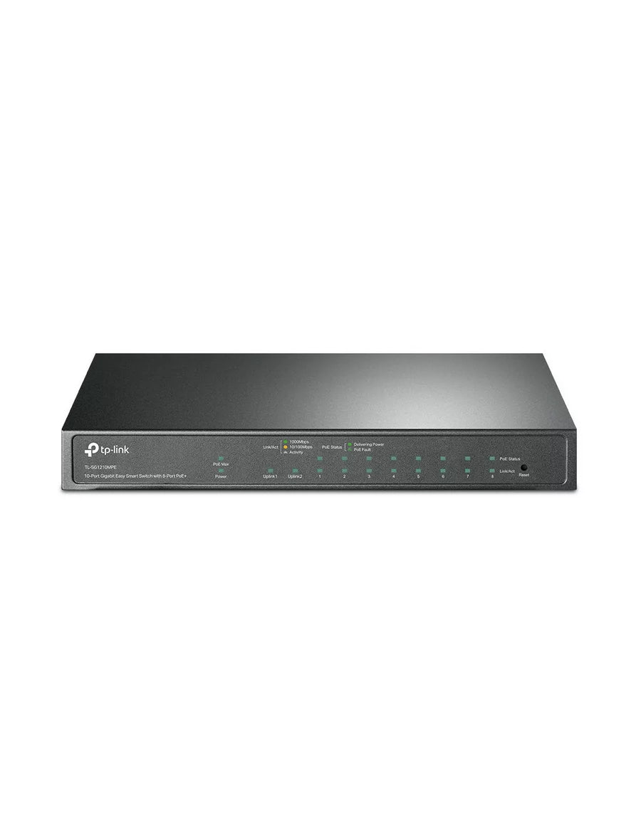 TP-Link 10-Port Gigabit PoE+ Easy Smart Switch | TL-SG1210MPE