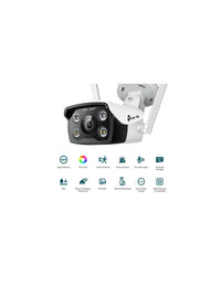 TP-Link VIGI 4MP Outdoor Full-Color Wi-Fi Bullet Network Camera
