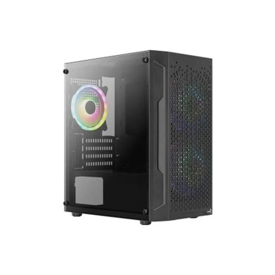 Aerocool Trinity Mini Tower Micro-ATX Mini-ITX PC Case Black 3 RGB Fans 240mm Radiator