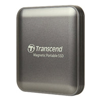 Transcend ESD420C 1TB MagSafe Portable SSD USB-C 3.2 Gen 2x2 20Gbps 2000 MB/s AES-256 (Grey)