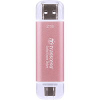 Transcend ESD310P 2TB Portable SSD USB-C 3.2 Gen 2 Pink