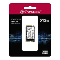 Transcend MTE410S 512GB M.2 NVMe PCIe 4.0 SSD 5000MB/s Read