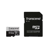 Transcend 340S 512GB microSDXC UHS-I U3 V30 A2 Memory Card 160/125 MB/s (Black)