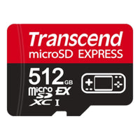 Transcend 512GB microSD Express Card PCIe Gen3 NVMe 900MB/s 5-Year Warranty