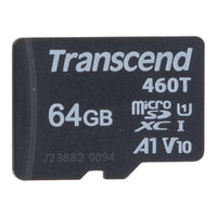 Transcend 64GB USD465T High Endurance microSD Card V30 U3 A2 100MB/s 3K P/E Cycles 3-Year Warranty