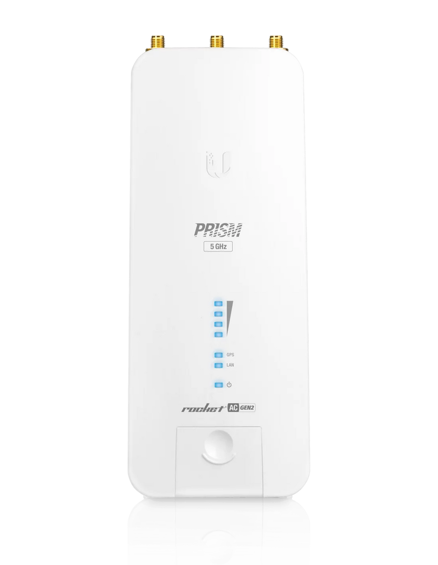 Ubiquiti UISP airMAX 5 GHz Rocket Prism 5AC Includes POE Injector | RP-5AC-Gen2