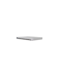 UBIQUITI Enterprise 24 PoE; (12) 2.5 GbE, (12) GbE; all PoE+ ports; (2) 10G SFP+ ports; 400W total PoE availability; DC power backup-ready; Layer 3 switching.