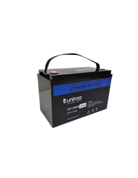 Uniross 12.8V 100Ah (1.28kWh) LiFEPO4 Battery | UR-BAT-LiFePO4-12-100