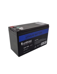 Uniross 12.8V 7Ah (89.6Wh) LiFEPO4 Battery | UR-BAT-LiFePO4-12-7