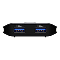 Aten 2x2 USB 3.2 Gen 1 Sharing Switch 2 Computers Share 2 Peripherals 5Gbps InstaSync Push Button