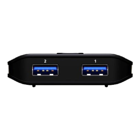 Aten 2x2 USB 3.2 Gen 1 Sharing Switch 2 Computers Share 2 Peripherals 5Gbps InstaSync Push Button
