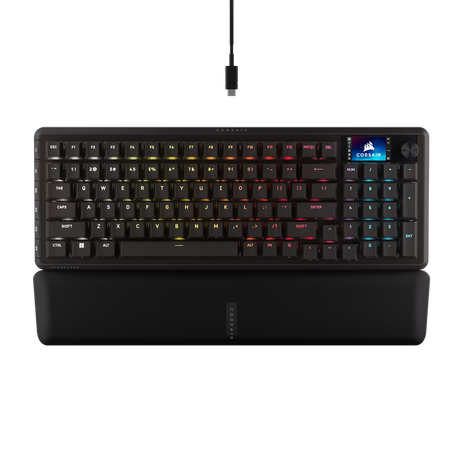 Corsair VANGUARD 96 Wired Mechanical Gaming Keyboard MLX Fusion Switches 8000Hz 96% Layout Black