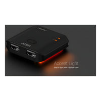 Aten 2-Port 8K HDMI Splitter 8K60 4K120 VRR ALLM HDR10+ Dolby Vision HDCP 2.3 7.1 Audio USB-C Powered