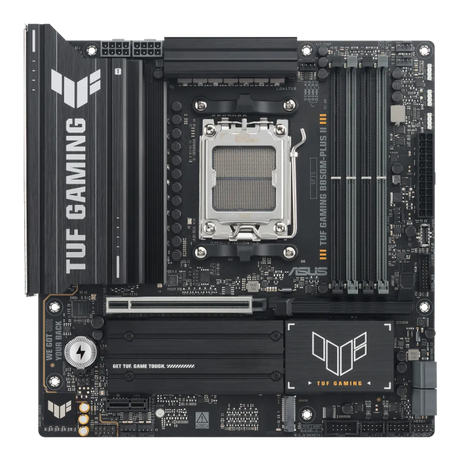 ASUS TUF Gaming B850M-Plus II Micro-ATX Motherboard AMD AM5 DDR5 256GB Max 4-DIMM PCIe 5.0 2.5G LAN