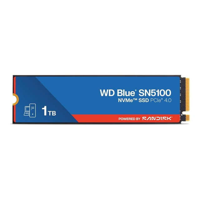 WD Blue  1TB NVMe SSD - Read Speed up to 7100 MB/s, Write Speed to up 6700 MB/s,  PCIe 4.0 x4, nCache 4.0, 600TBW