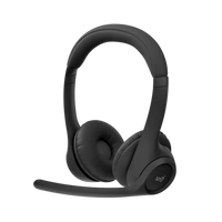 Logitech Zone 300 Wireless Bluetooth On-Ear Headset with Microphone Black